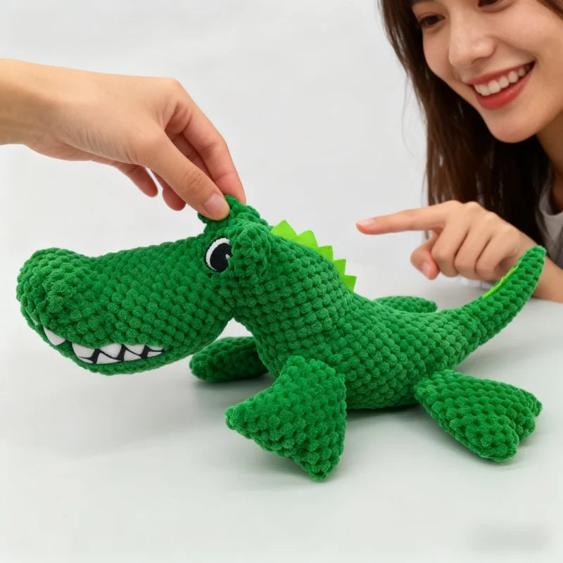 Jouet crocodile à macher